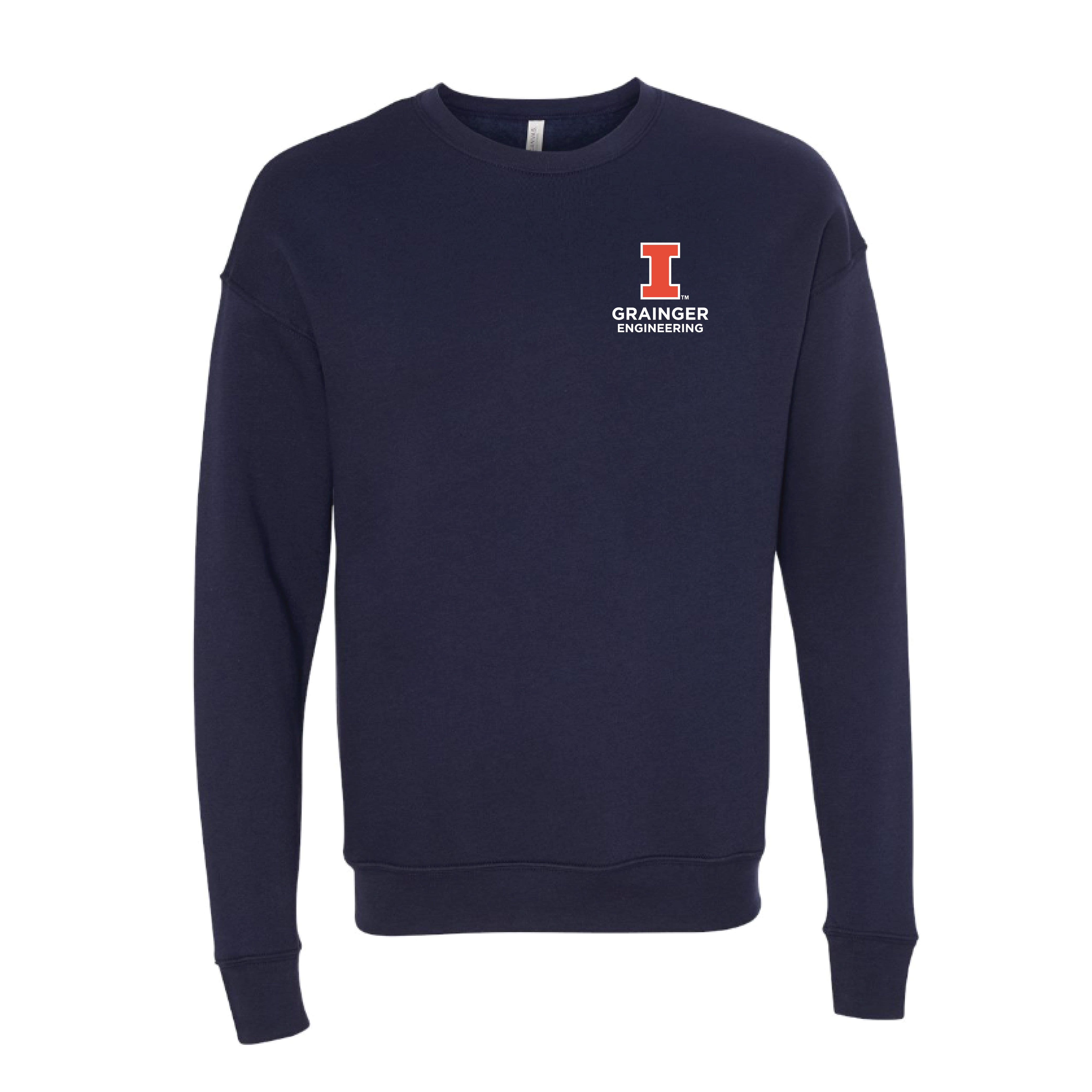 Grainger Engineering: Unisex Block I Crewneck Sweatshirt in Navy